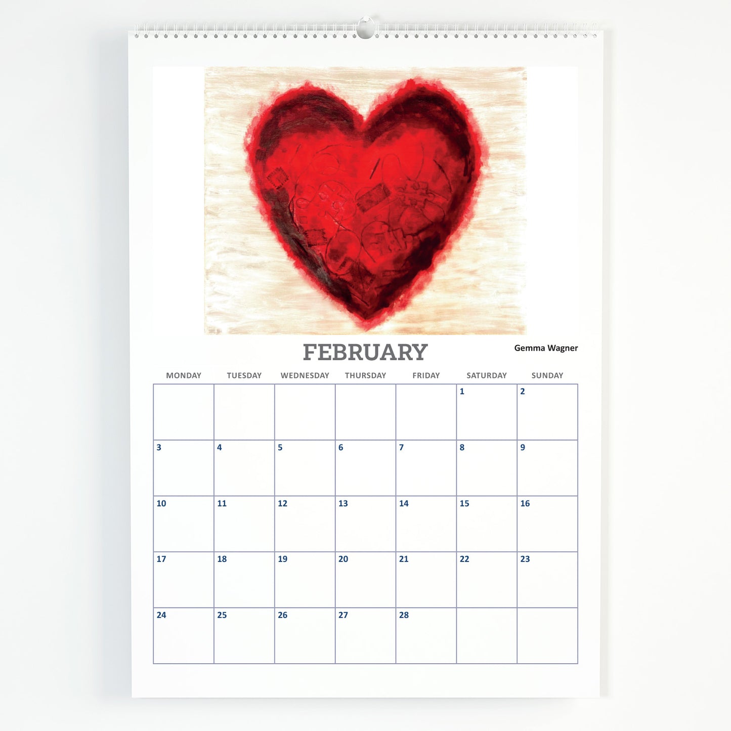 2025 A4 Calendar