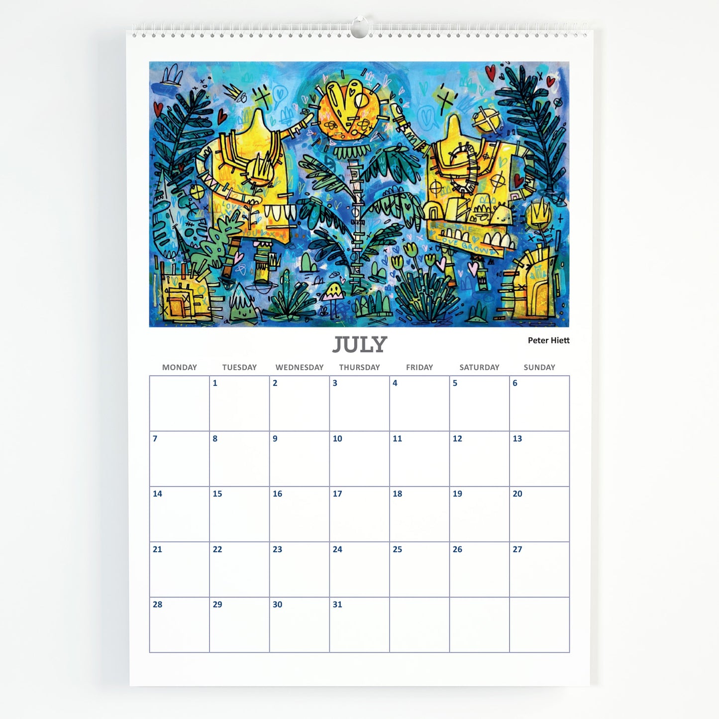2025 A4 Calendar
