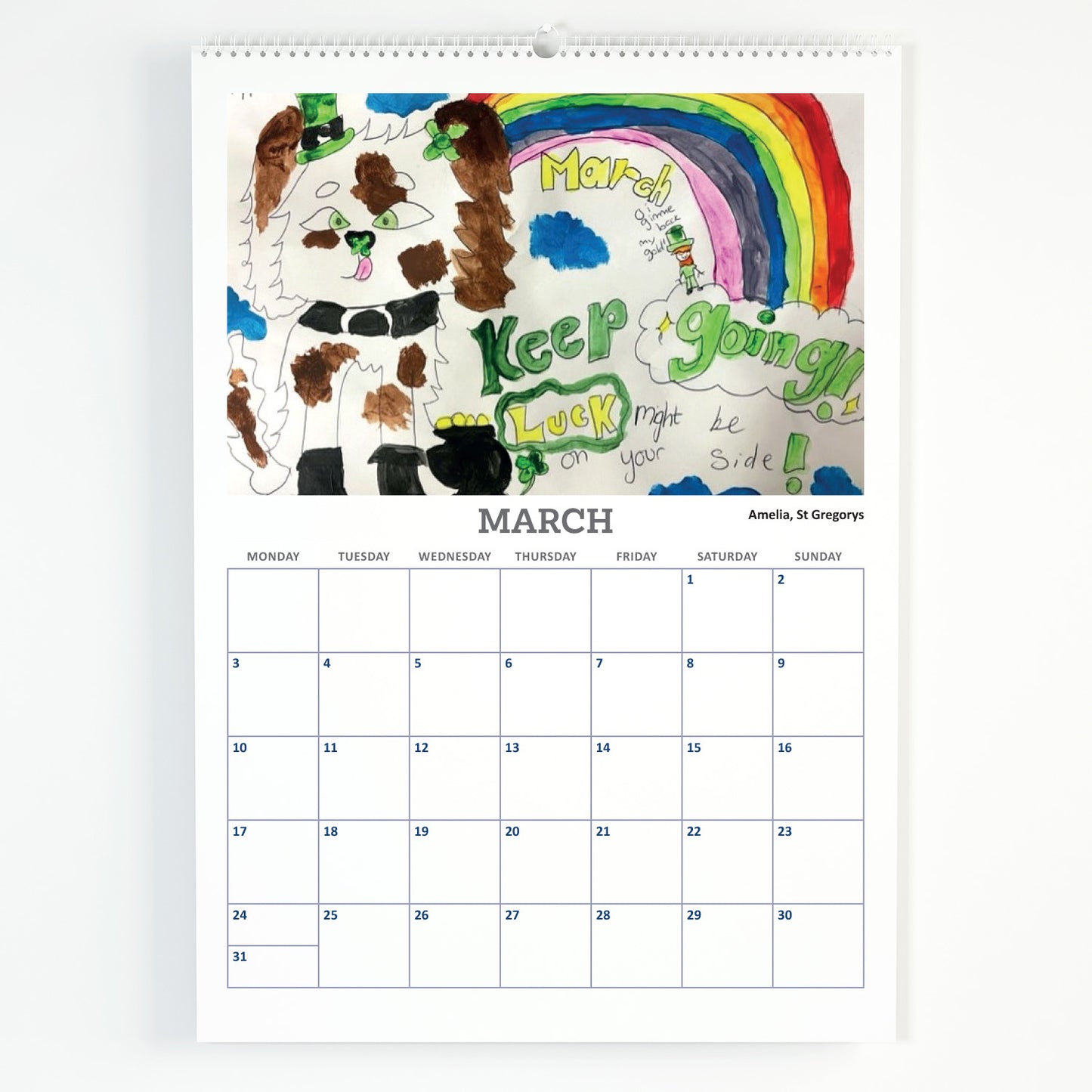 2025 A4 Calendar