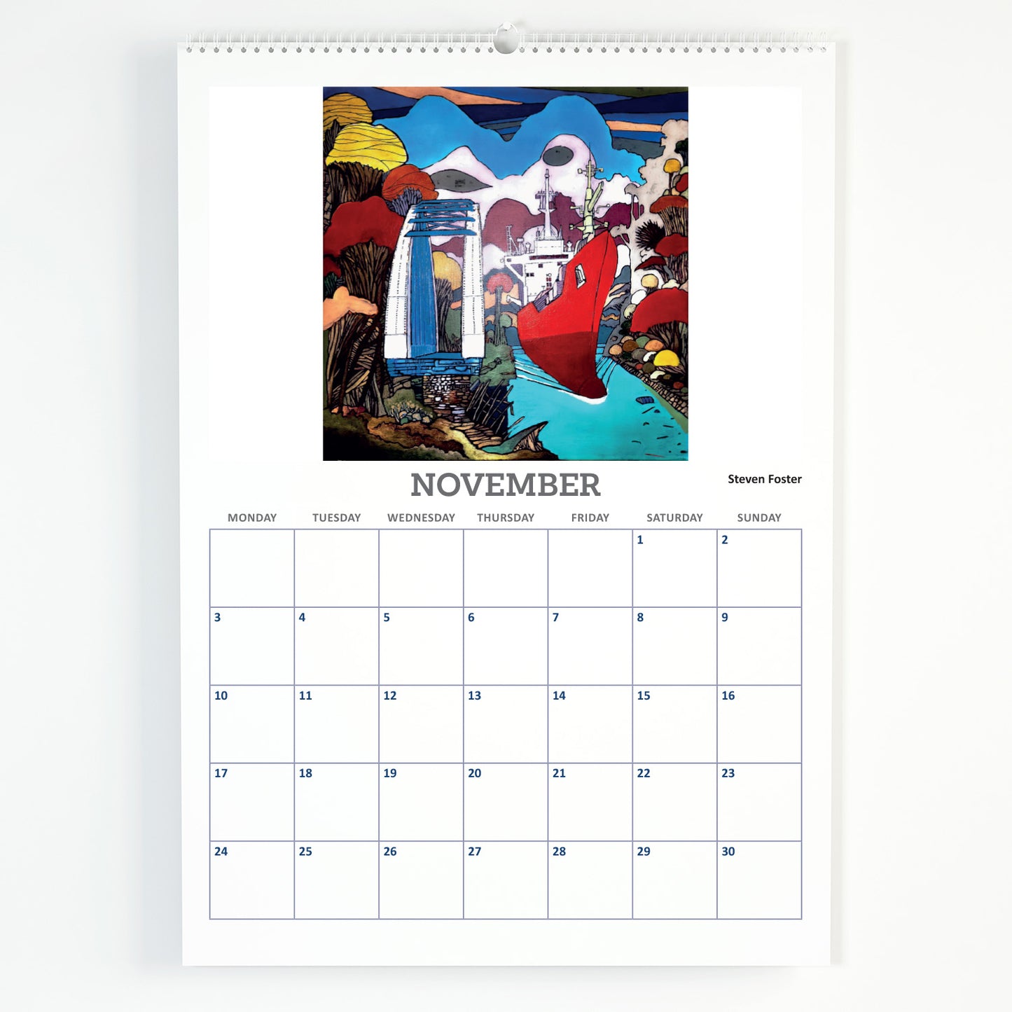 2025 A4 Calendar