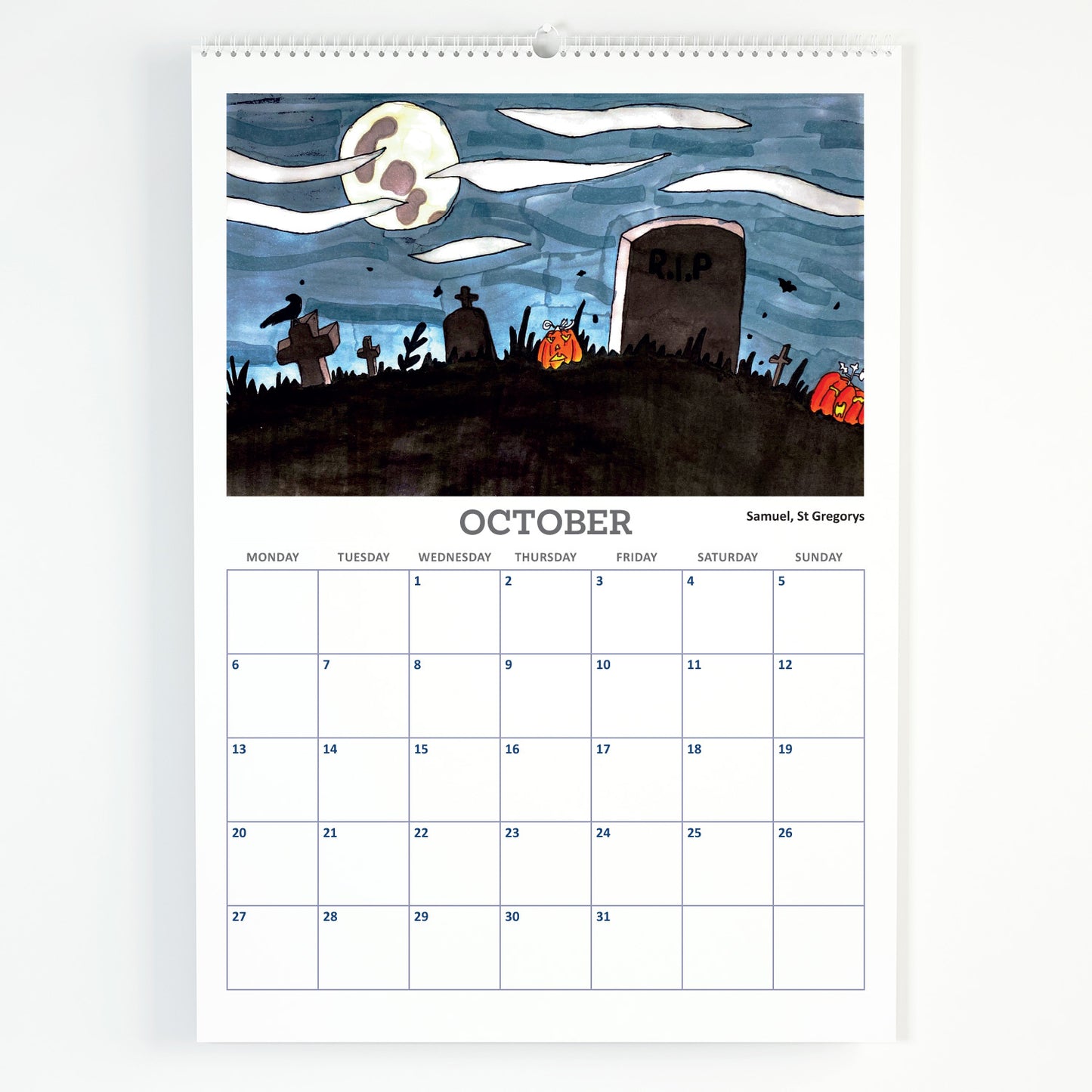 2025 A4 Calendar